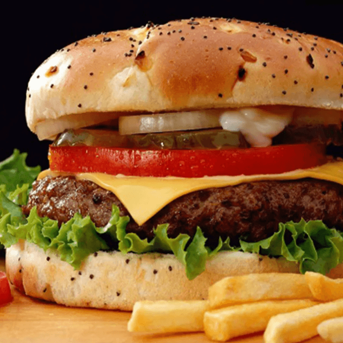 Hình ảnh Hamburger Lucky - Lãnh Binh Thăng