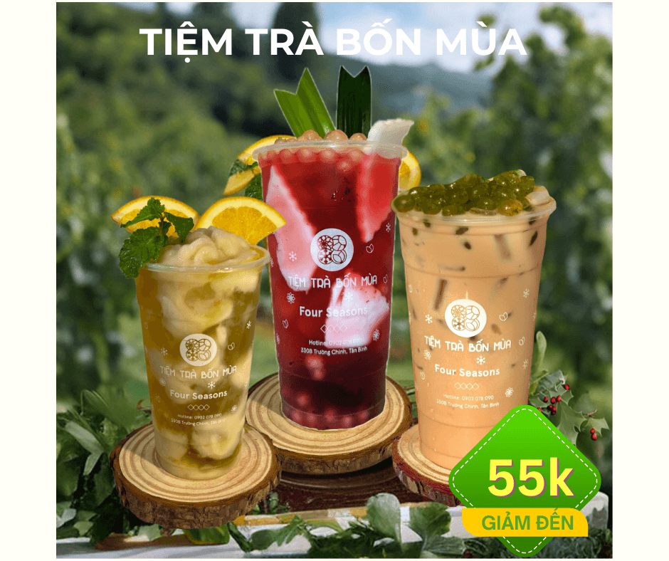 Hình ảnh Tiệm Trà Bốn Mùa - Trà Sữa & Trà Trái Cây - Trường Chinh
