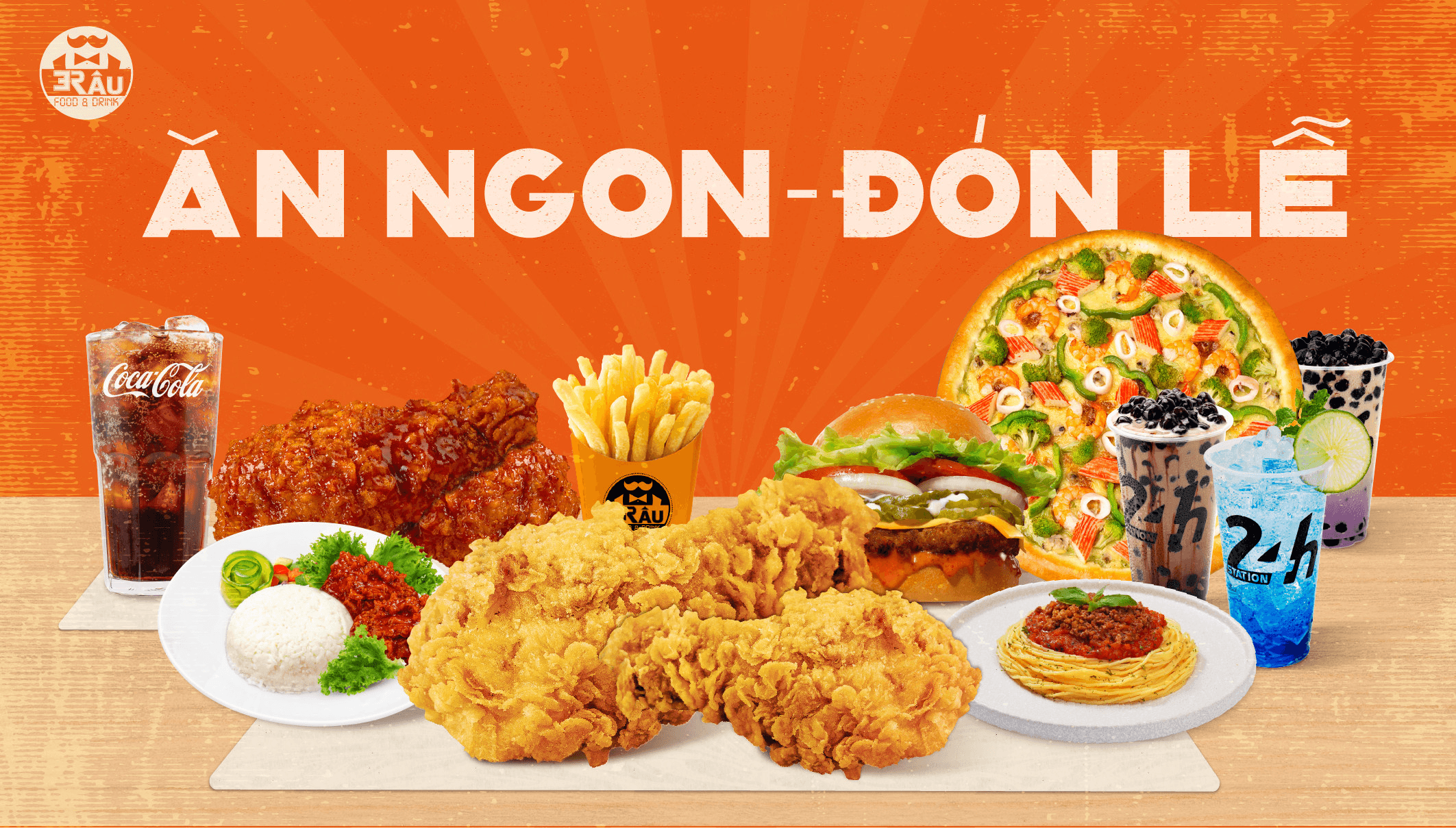 Hình ảnh 3 Râu - Gà Rán Pizza & Trà Sữa - Thích Quảng Đức