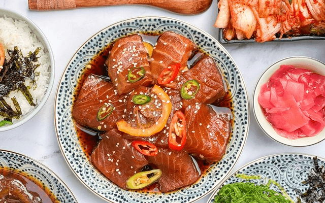 Hình ảnh Bếp Mẹ Sóc - Cá Hồi Ngâm Tương - Nam Đuống