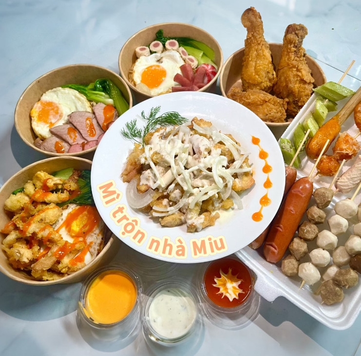 Hình ảnh Mì Trộn, Spaghetti & Ăn Vặt Cá Viên Chiên Nhà Miu - Nguyễn Kiệm