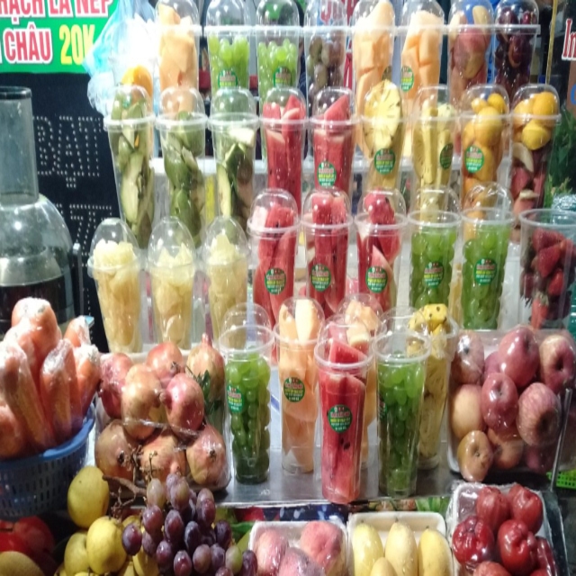 Hình ảnh Hà Mía Nước Ép Juice Healthy - Kem Xôi & Hoa Quả Dầm Sữa Chua Dẻo - 90 Kim Mã
