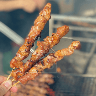 Hình ảnh Bánh Mì - Thịt Xiên Nướng Cô Mẩu - Hồ Đắc Di