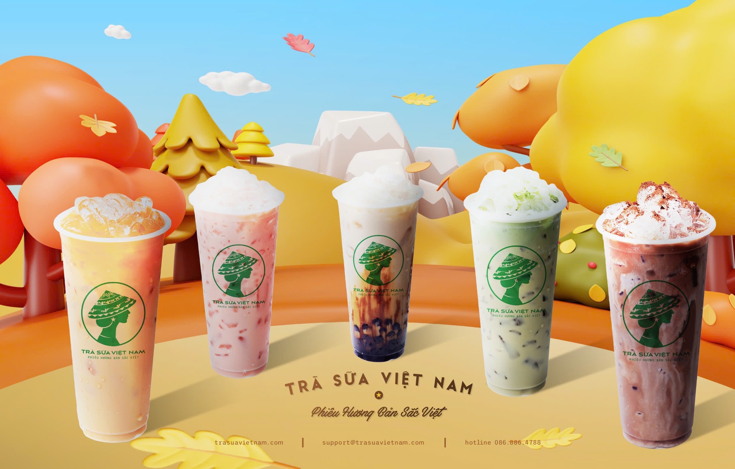 Hình ảnh Trà Sữa Việt Nam - Cách Mạng Tháng 8