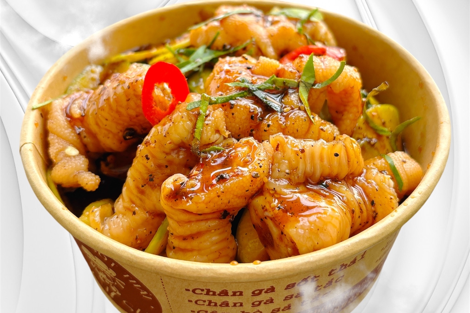 Hình ảnh Chân Gà Sốt Thái, Bánh Tráng Lụi & Bánh Tráng Trộn Chị Su - Lý Chính Thắng