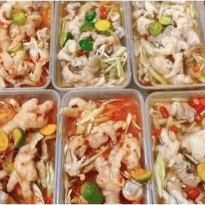 Hình ảnh Thỏ Ngọc - Chân Gà Sốt Thái & Chân Gà Lắc Sả Tắc - Yên Hòa