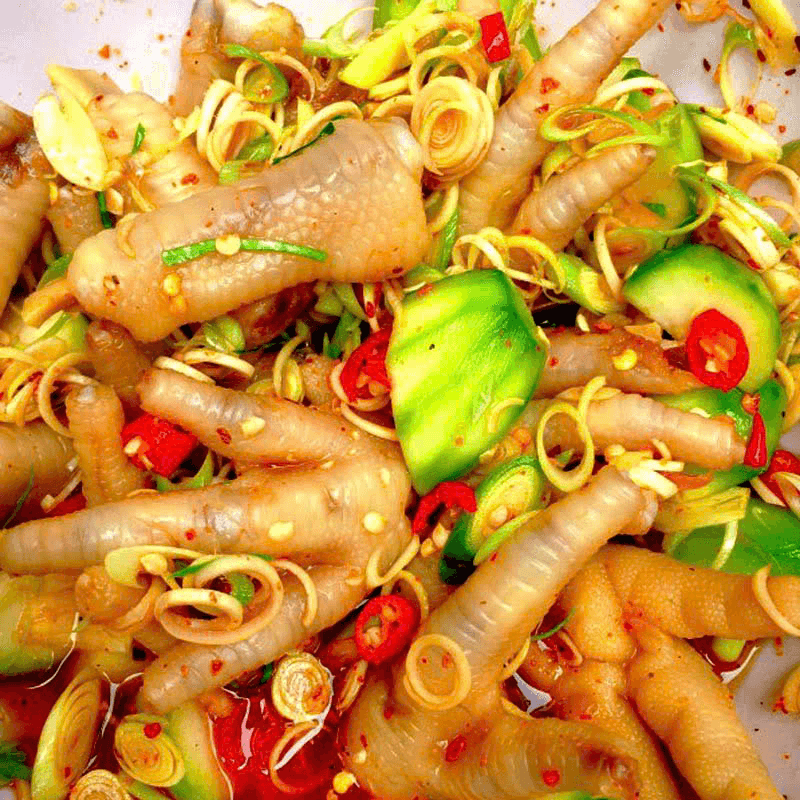 Hình ảnh Sứa Mập Mạp - Chân Gà Sả Tắc, Sốt Thái & Chân Sứa Sốt Thái - Trung Kính