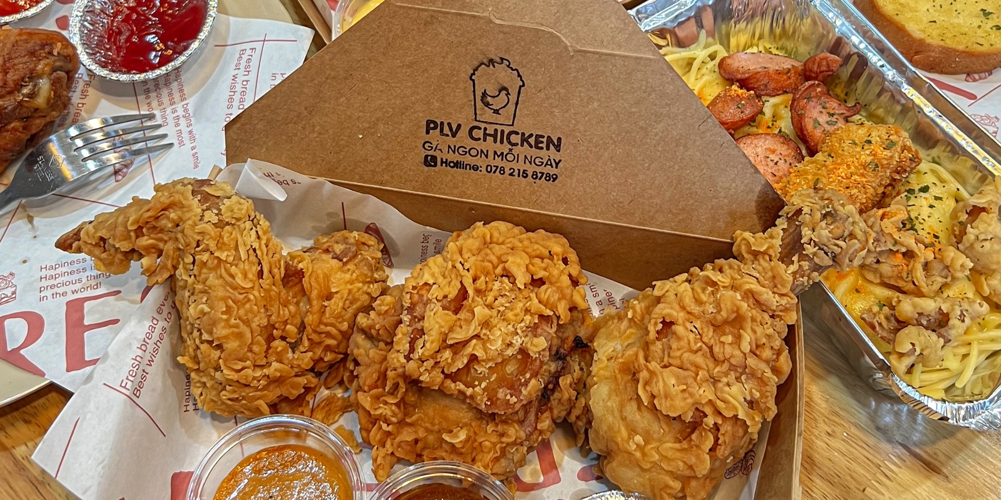 Hình ảnh PLV Chicken - Gà Rán & Burrito - Kênh Tân Hóa