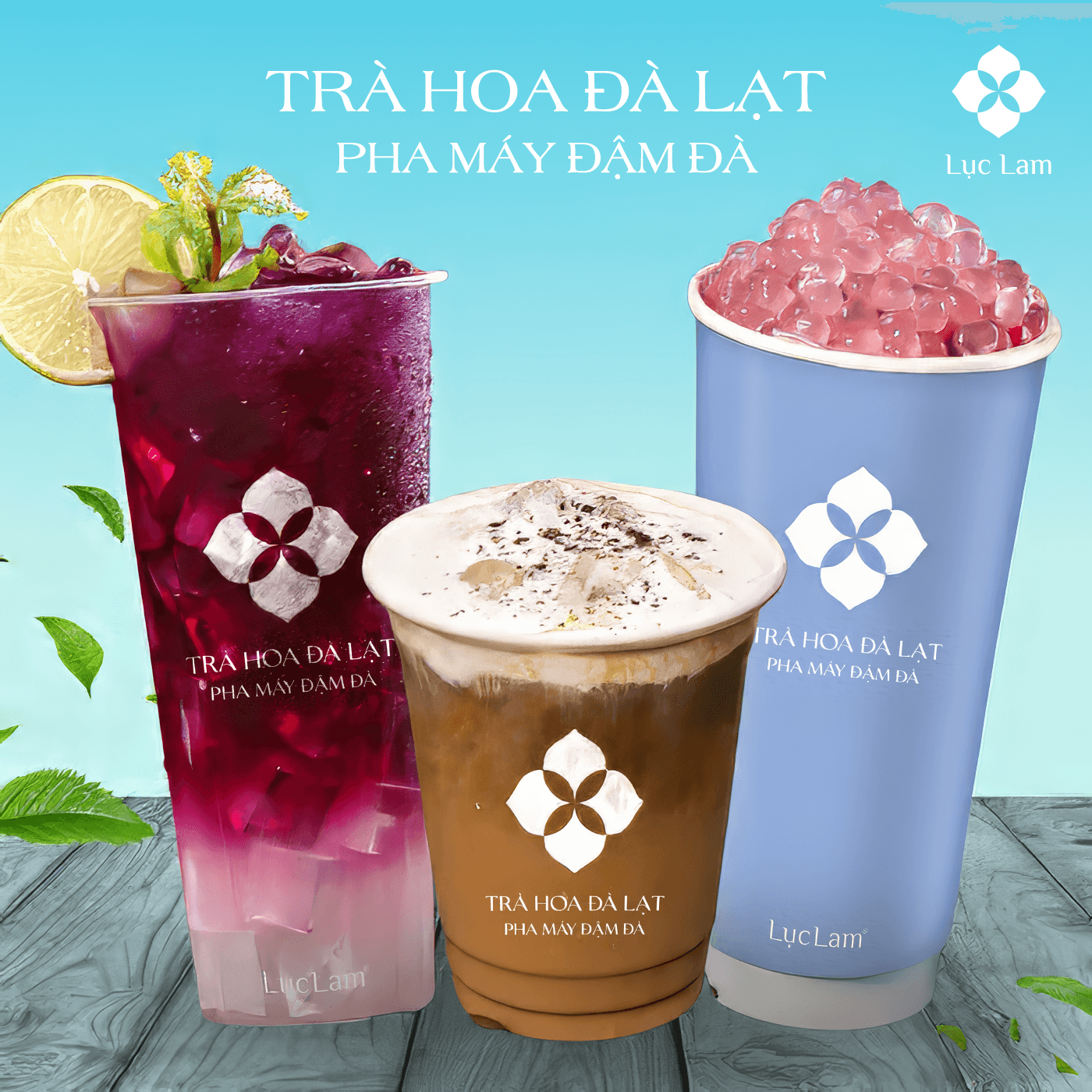 Hình ảnh Trà Sữa Sakura, Trà Hoa Olong & Cafe Muối - Lục Lam Tea - 05 Rạch Bùng Binh