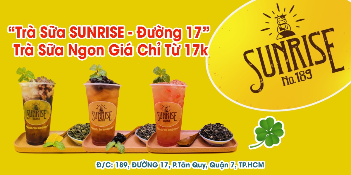 Hình ảnh Trà Sữa Sunrise - Đường Số 17