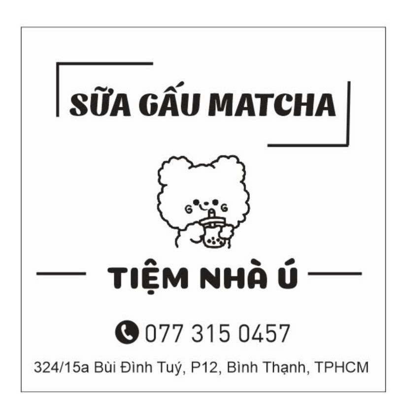 Hình ảnh Tiệm Nhà Ú - Matcha Sữa Gấu - Bùi Đình Tuý
